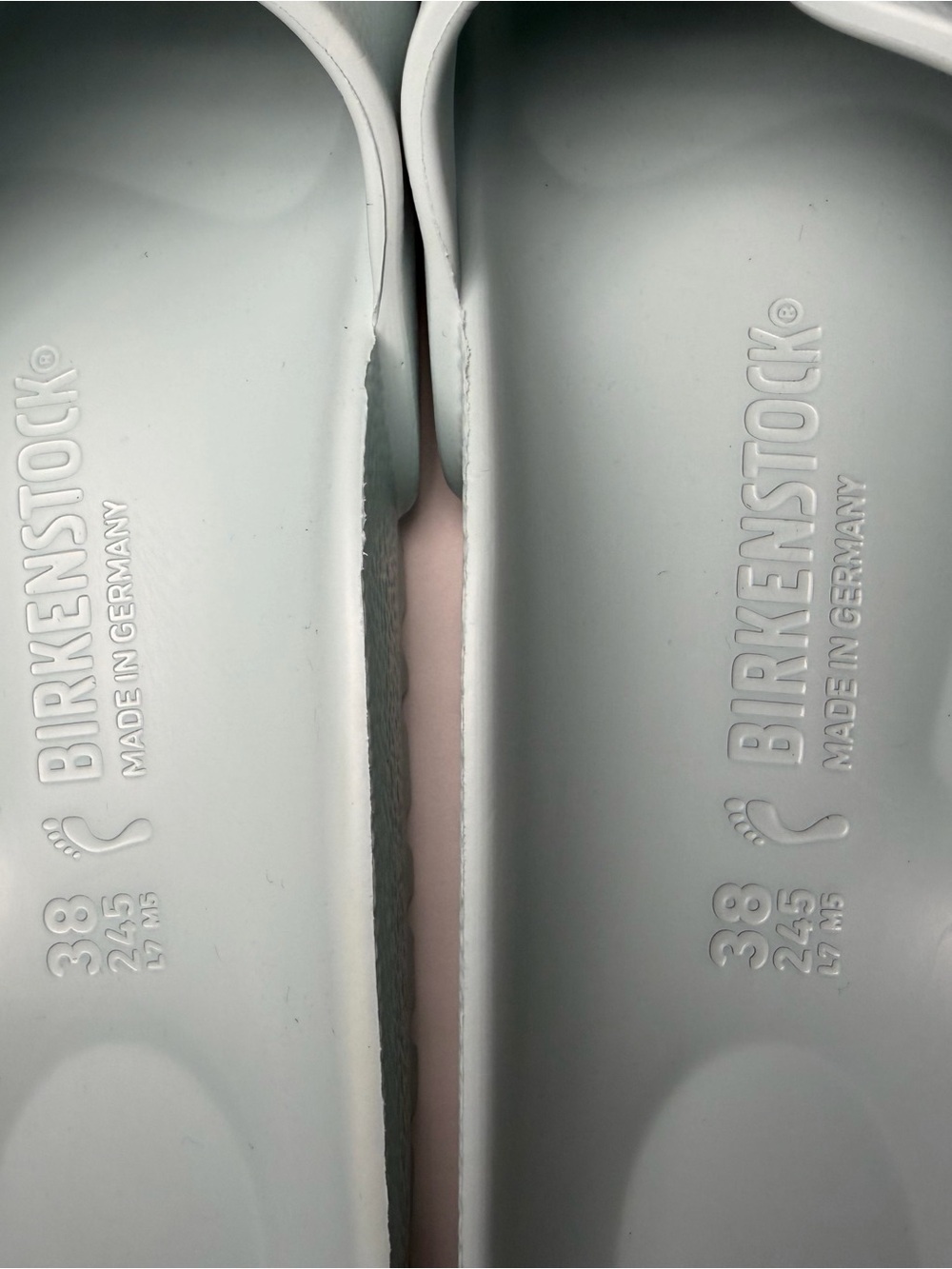Birkenstock Madrid EVA Slide - Mint Green with Teal Buckle - Picture 3 of 4